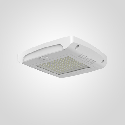 120V-277V प्रूफ बाहरी एलईडी कैनोपी प्रकाश व्यवस्था 150lm/W IK07 आउटडोर कैनोपी रोशनी